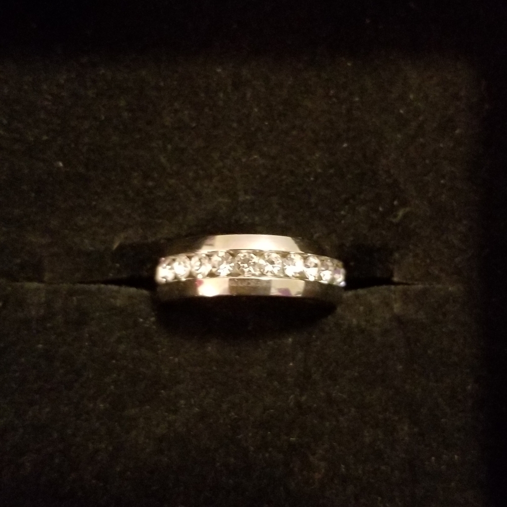 Women's Stainless Steel Wedding Band